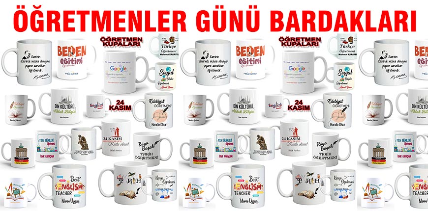 Öğretmenler Günü Bardakları
