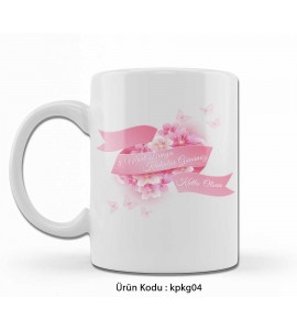 Kadınlar günü bardağı - kpkg04