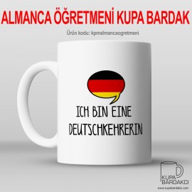 Almanca Öğretmeni Kupa Bardak