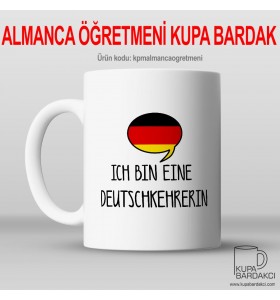 Almanca Öğretmeni Kupa Bardak