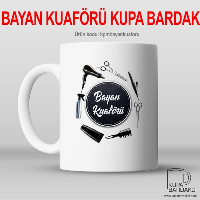 Bayan Kuaförü Kupa Bardak