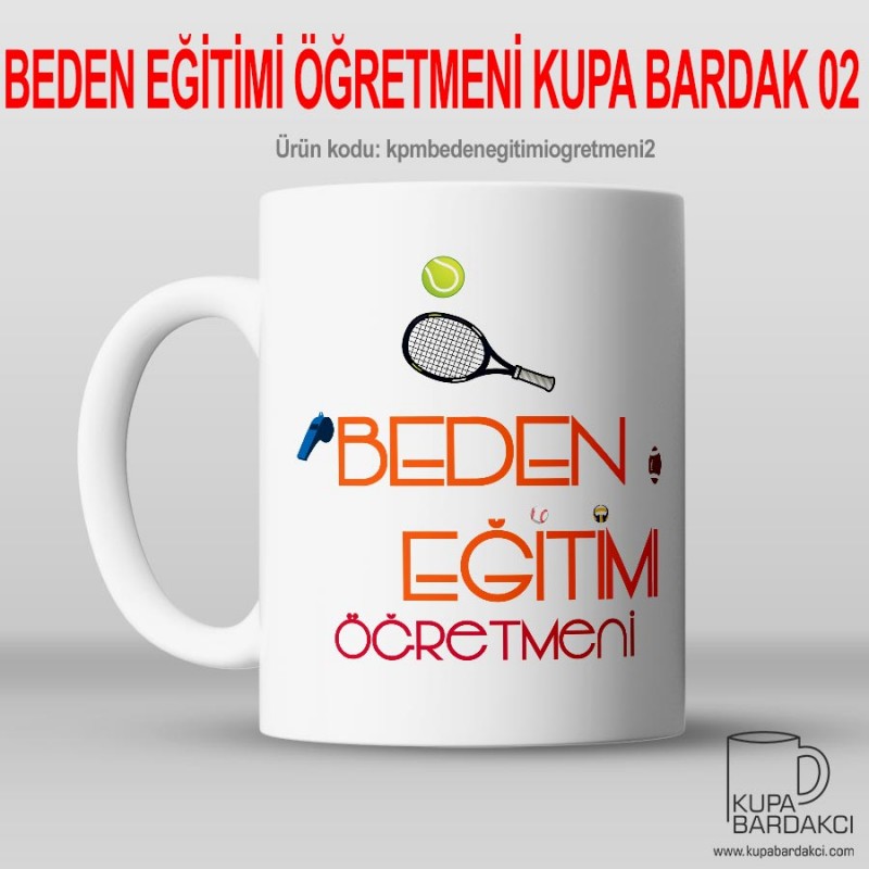 Beden Eğitimi Öğretmeni Kupa Bardak 02