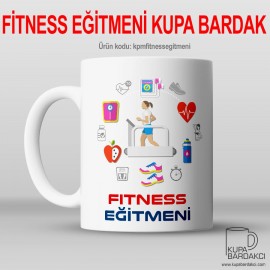 Fitness Eğitmeni Antrenör Kupa Bardak