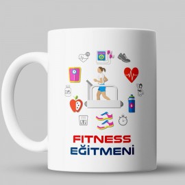 Fitness Eğitmeni Antrenör Kupa Bardak - kpms21