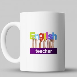 English Teacher (İngilizce Öğretmeni) Baskılı Kupa Bardak - kpog36