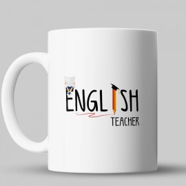 English Teacher (İngilizce Öğretmeni) Baskılı Kupa Bardak - kpog40