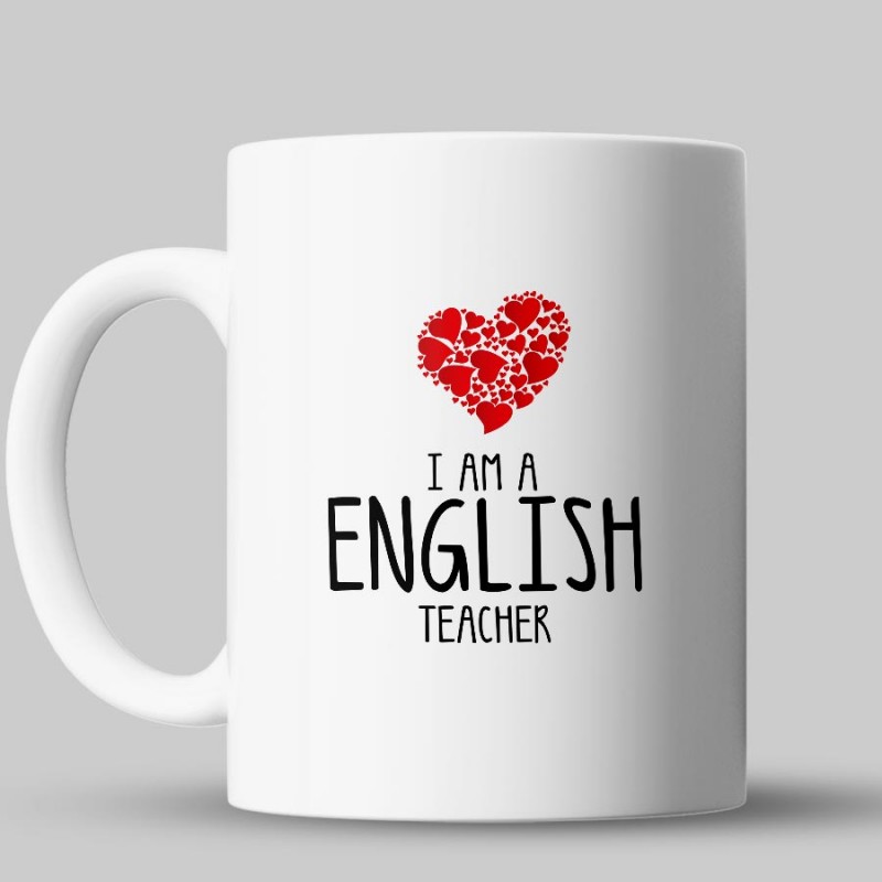 I am a English Teacher Baskılı Kupa Bardak - kpog43