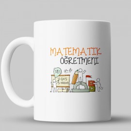 Matematik Öğretmeni Kupa Bardağı - kpog57