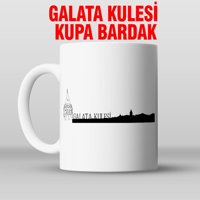 Galata Kulesi Kupa Bardak