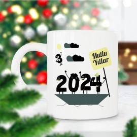 Mutlu Yıllar 2024 Kupa Bardak - kpyy60