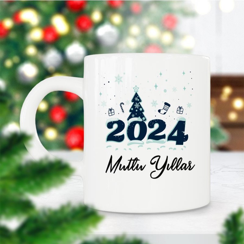 Mutlu Yıllar 2024 Kupa Bardak - kpyy40