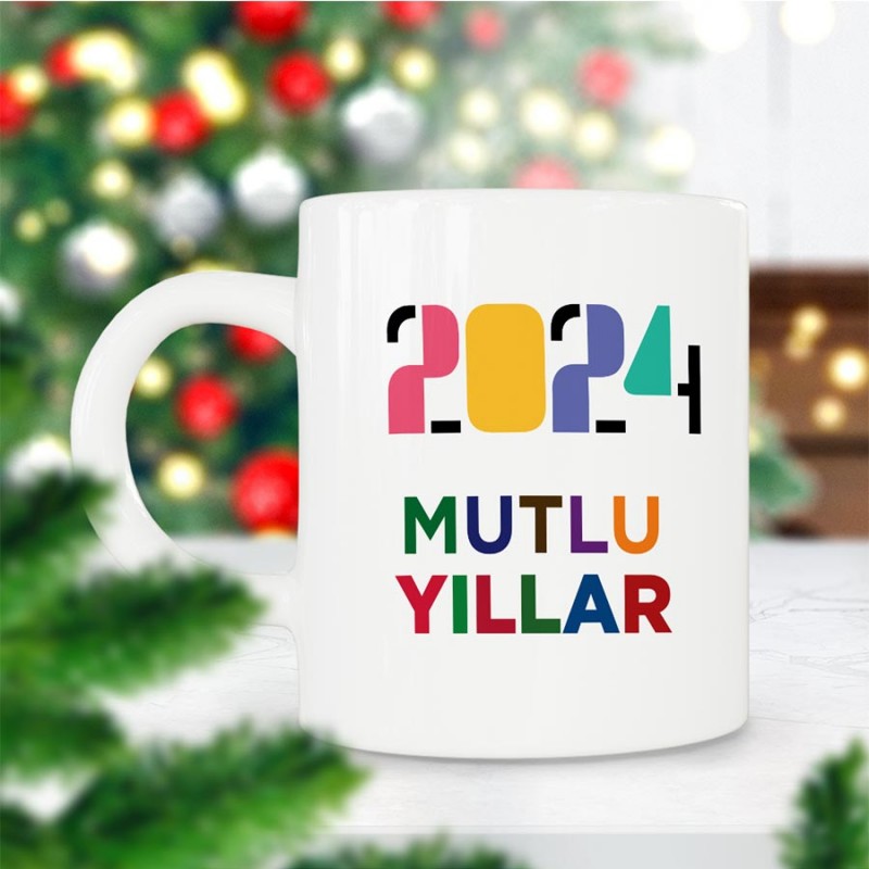 Mutlu Yıllar 2024 Kupa Bardak - kpyy48